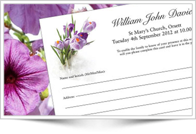 Funeral Stationery